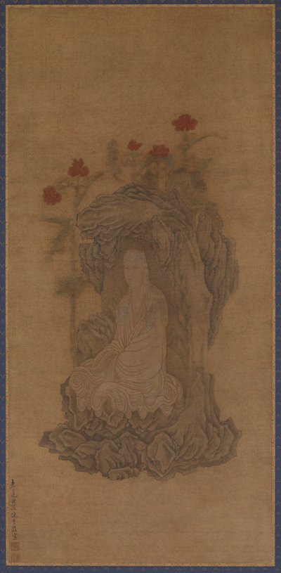 Hvitkledd Guanyin, 1600-tallet. av Wu Bin