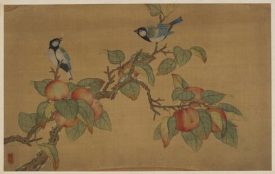 Fugler og frukt av Wu Zhang