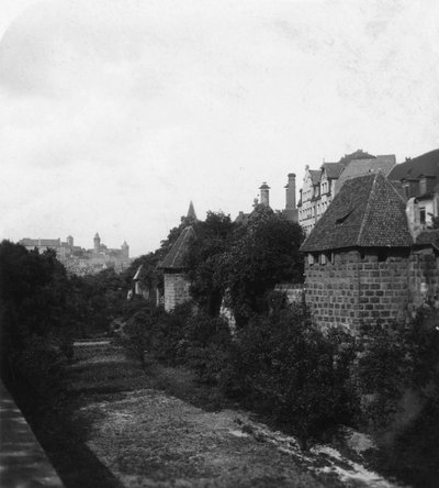 Nürnberg slott, Nürnberg, Tyskland, ca 1900-tallet. av Wurthle and Sons