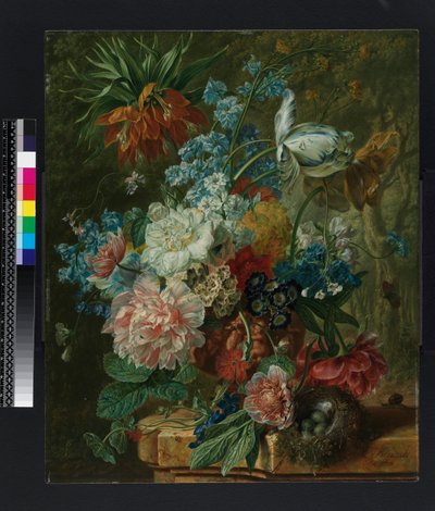 Vase med blomster, før 1831 av Wybrand Hendriks