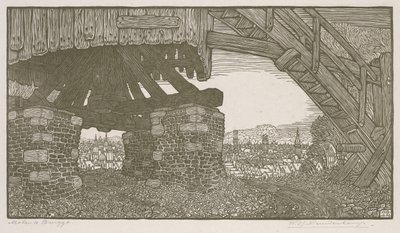 Mølle i Brugge av Wynand Otto Jan Nieuwenkamp
