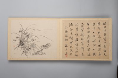 Raffinert eleganse i de fire årstidene Shiji seiga, Album of Flower Paintings, 1844. av Yamamoto Baiitsu
