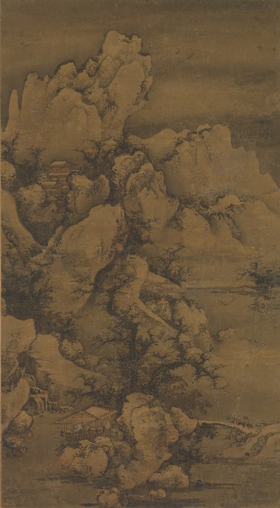 Reiser gjennom snødekte fjell. av Yao Yanqing