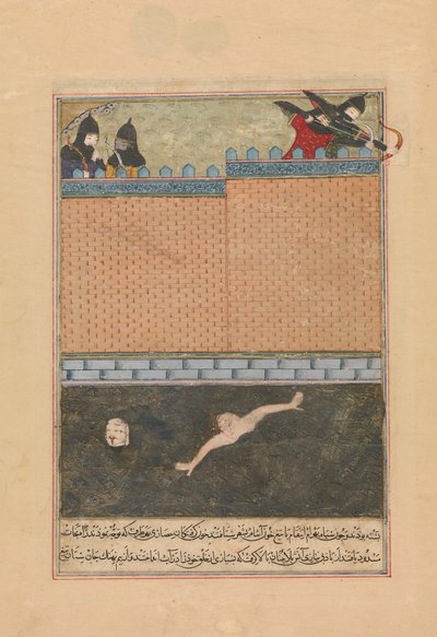 Siege of Bagdad, Folio fra en spredt kopi av Zafarnama..., 839 A.H.A.D. juni-juli 1436 av Ya