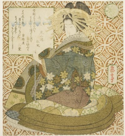 Jurojin, fra serien "A Parody of the Seven Gods of Good Fortune (Mitate shichifukujin)" av Yashima Gakutei