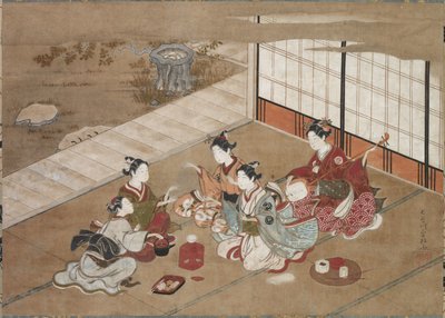 Spille håndspillet, c. 1760. av Yasumasa Hasegawa