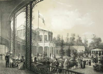 Jernbanestasjonen i Pavlovsk, 1840-1850 av Yegor Yegorovich Meier