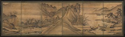 Landskapet av de fire årstidene av Yi Sumun (Korean, b. c. 1404)