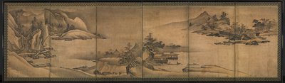 Landskapet av de fire årstidene av Yi Sumun (Korean, b. c. 1404)