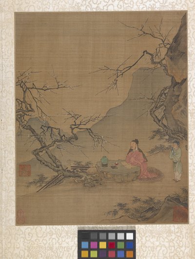 Album Garden Scene (blekk på papir) av Ying Qiu
