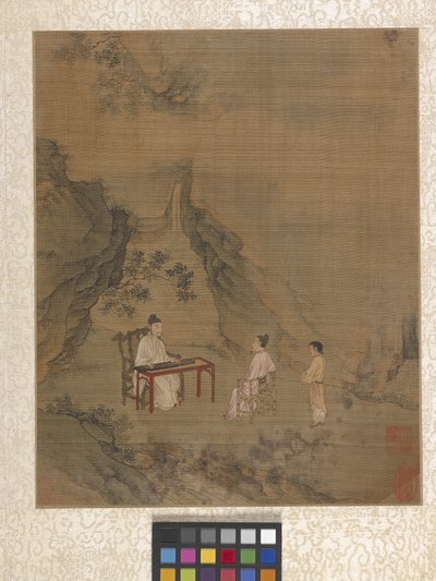 Album Garden Scene (blekk på papir) av Ying Qiu