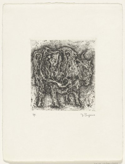Stier av Yo Sugano (signed by artist)