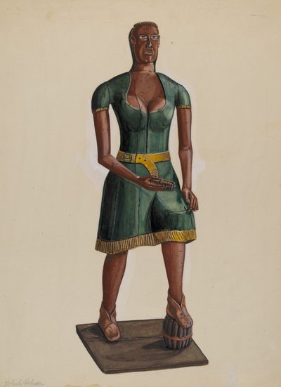 Sigarbutikk indisk, 19351942. av Yolande Delasser