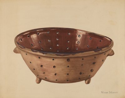 dørslag, ca. 1936. av Yolande Delasser