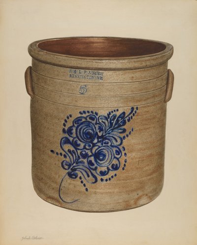 Crock, sannsynligvis 1938. av Yolande Delasser