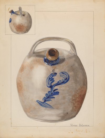 Harvester Jug, ca. 1937. av Yolande Delasser