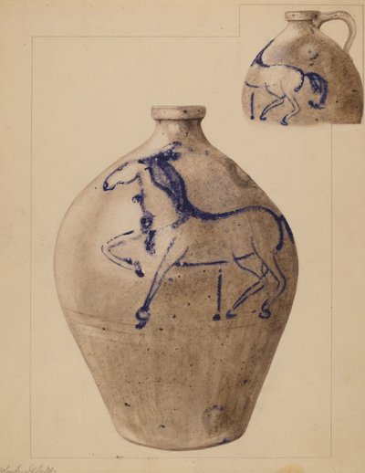 Kanne, c. 1937. av Yolande Delasser