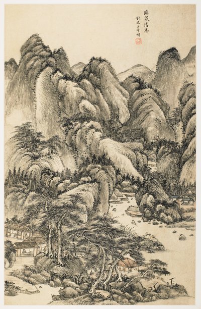 Pure Gathering in a Spring, fra et album med 12 blader av Yongxi Jin