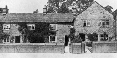 Hus ved Eyam, der den store pesten brøt ut, Derbyshire, 1924-1926 av York and Son