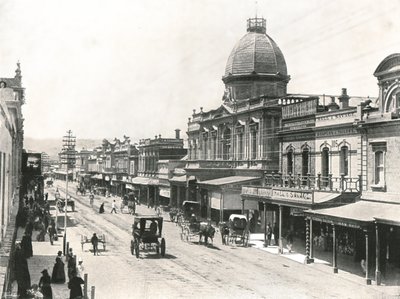 Rundle Street, Adelaide, Australia, 1895. av York and Son