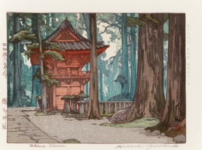 Takinoo-helligdommen av Yoshida Hiroshi