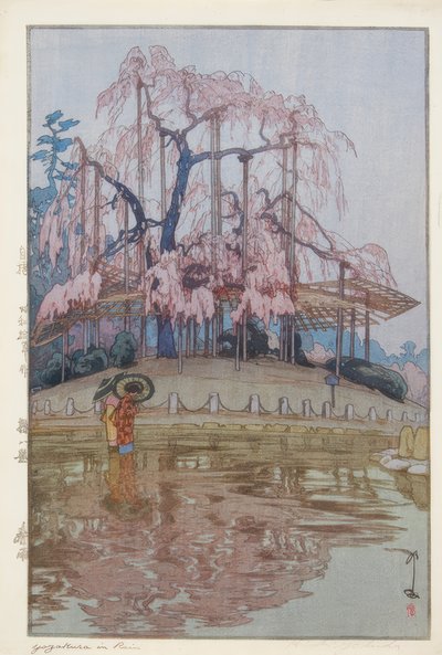 Vårregn av Yoshida Hiroshi