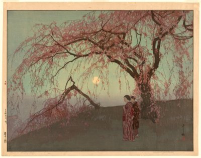 Kumoi kirsebærtrær (Kumoi sakura) av Yoshida Hiroshi