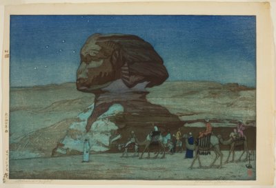 Sphinx - Night (Sufinkusu yoru), fra serien "Europe" av Yoshida Hiroshi