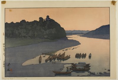 Kiso-elven, fra serien "Hotei #85" av Yoshida Hiroshi