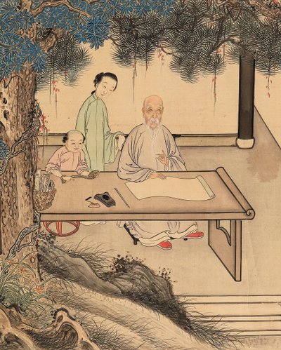 Yuan Mei og hans kvinnelige studenter av Yuan Mei