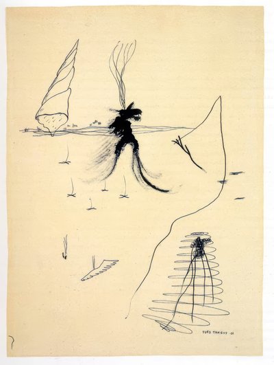 Ohne Titel von Yves Tanguy