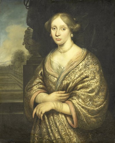 Portrett av Petronella van der Burcht av Zacharias Blyhooft