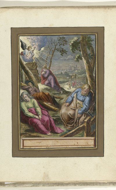 Kristus i hoffet i Getsemane Passion of Christ (serietittel) av Zacharias Dolendo