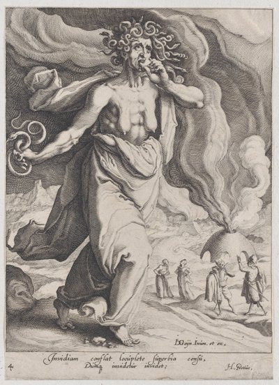 Misunnelse, fra dyder og laster, 1596-97., 1596-97. av Zacharias Dolendo