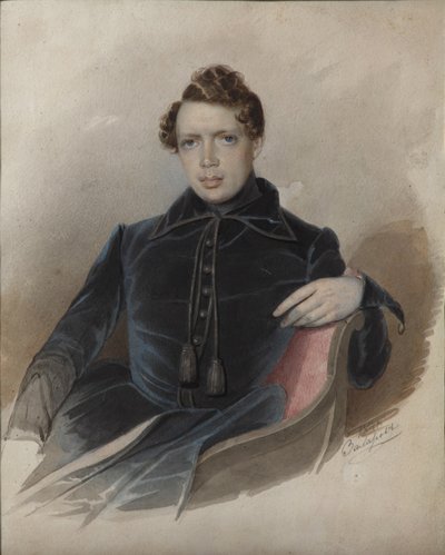 Portrett av Andrey Nikolaevich Muravyov 1806-1874, 1841 av Zakharov