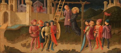 Saint Nicholas of Tolentino redder en hengt mann Saint Nicholas of Tolentino redder en hengt mann av Zanobi di Jacopo Machiavelli (attributed to)
