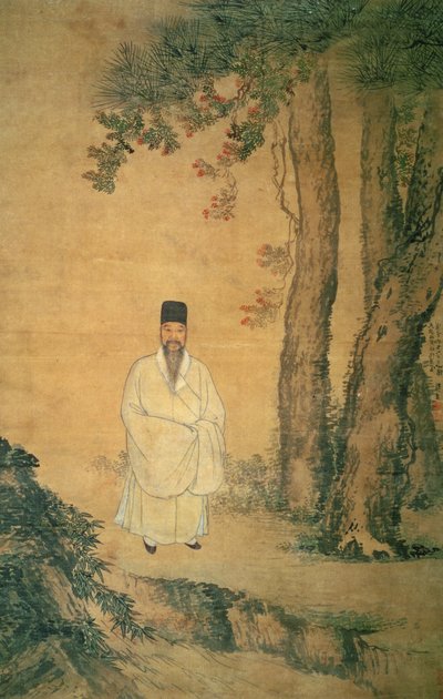 Portrett av Huan Yu, av Zhang Hong