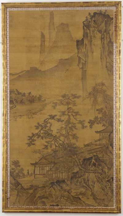 Whiling Away the Summer in the Shade of Pines, Ming-dynastiet, 1400-tallet. av Zhe School