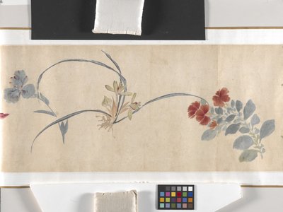 Fargede blomster av Zhimian Zhou