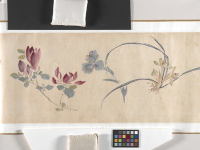 Fargede blomster av Zhimian Zhou