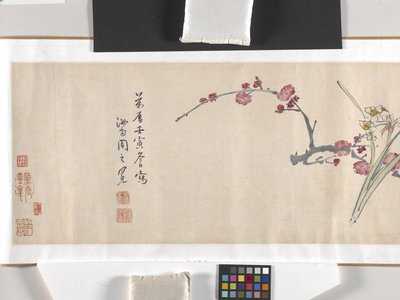 Fargede blomster av Zhimian Zhou