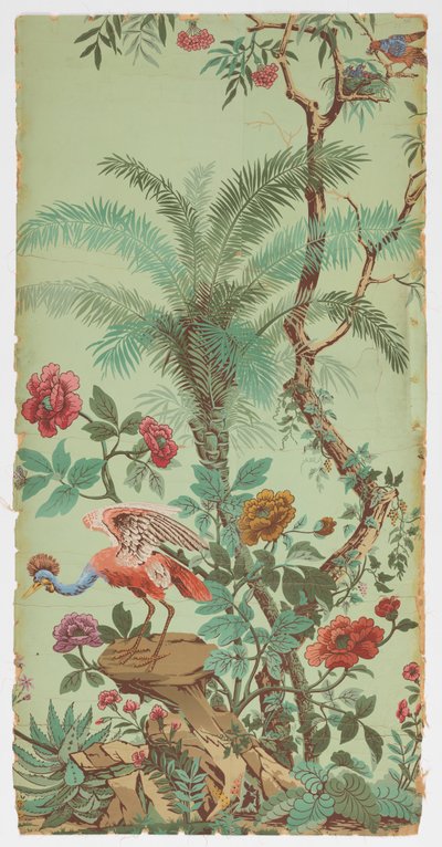 Kinesisk dekor av Zuber and Cie, Rixheim, Alsace