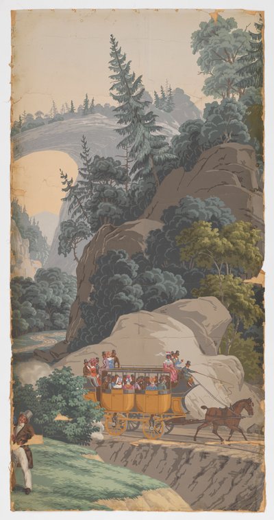 Naturskjønne Amerika av Zuber and Cie, Rixheim, Alsace