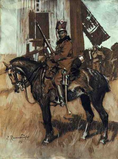 Kavalerioffiser av Zygmunt Rozwadowski