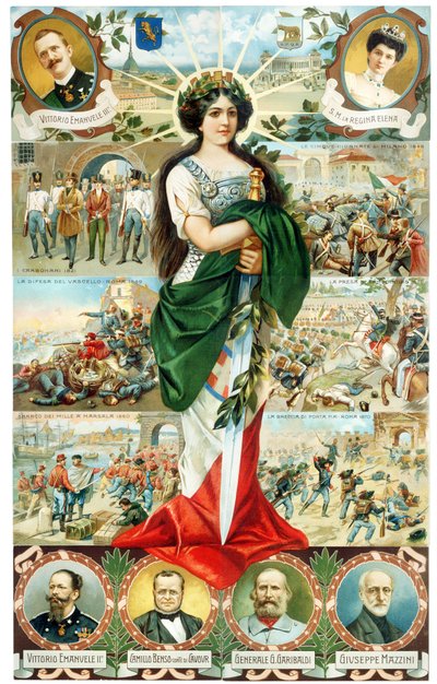 ALLEGORIA AV ITALIA TURRITA 1911 av . .