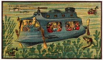 En ubåtbuss, ca. 1910 av . .