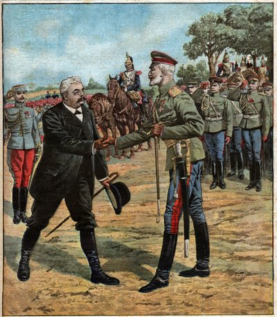 Fransk-russisk allianse. Franco russisk allianse. av Ferdinand Georg Waldmuller