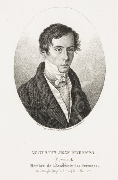 Augustin Jean Fresnel , fransk fysiker av Frederick (attr. to) Barnard