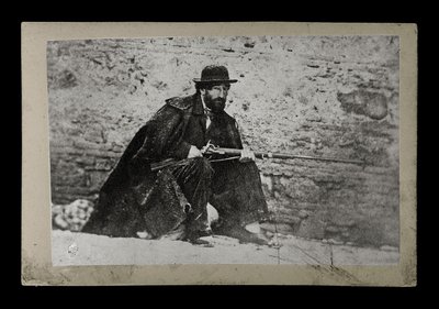 BRIGAND Portrett av Francesco Fasanella kjent som Tinna 1860 av . .