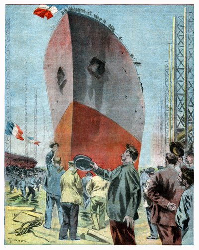 Slagskipet Le Jean Bart av . .